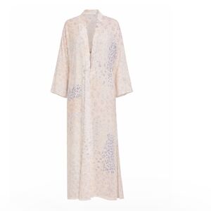 Wild Fable Women's Multicolor Floral Sheer Robe, Wrap Style Kimono OS Loungewear